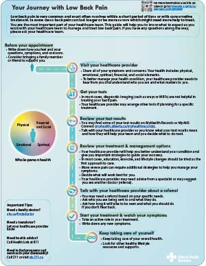 Low back pain pathway map